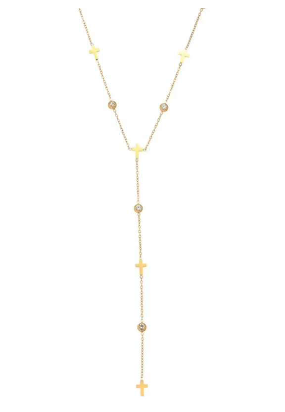 Collier Croix Lumière