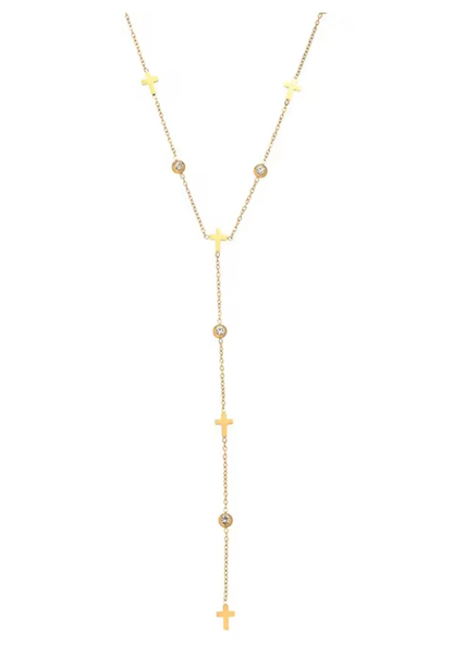 Collier Croix Lumière