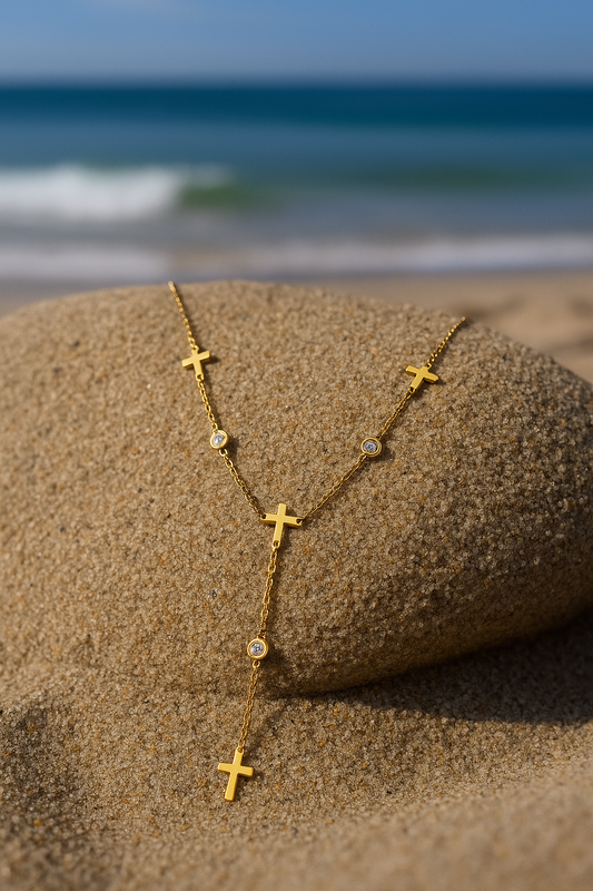 Collier Croix Lumière